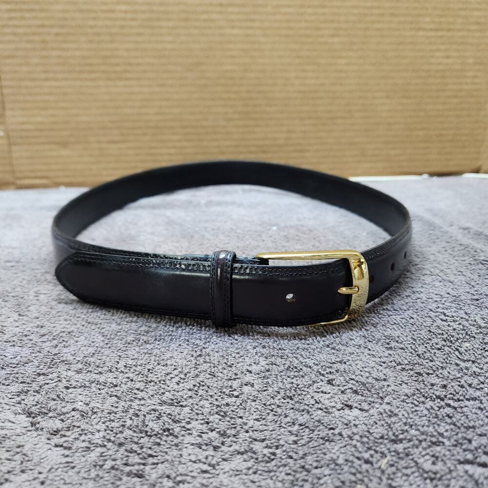 Joseph A Banks black leather mens belt size 36 b53